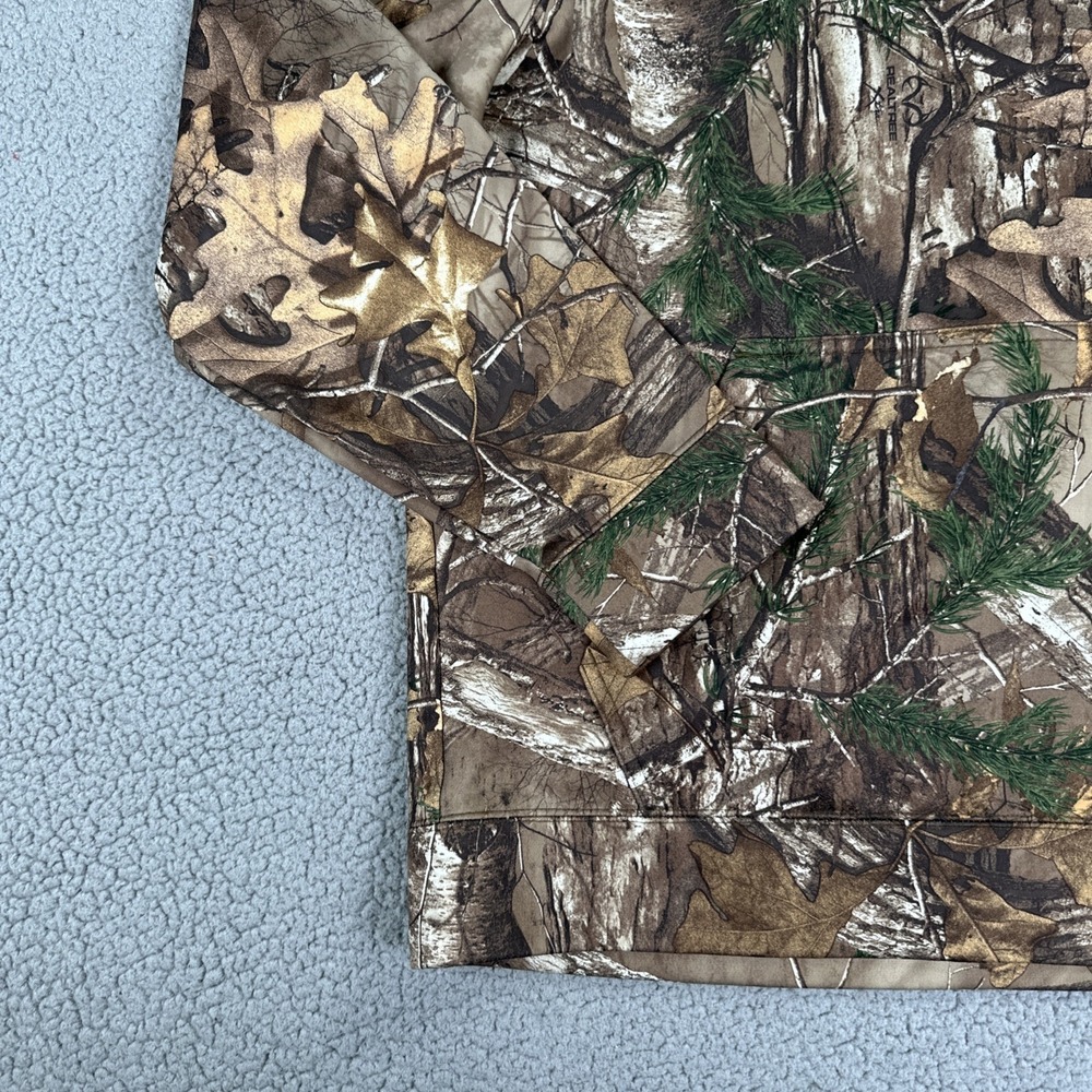 Under Armour Camo Scent Control Hoodie Men Medium Realtree Xtra Hunting Outdoors - Picture 8 of 14